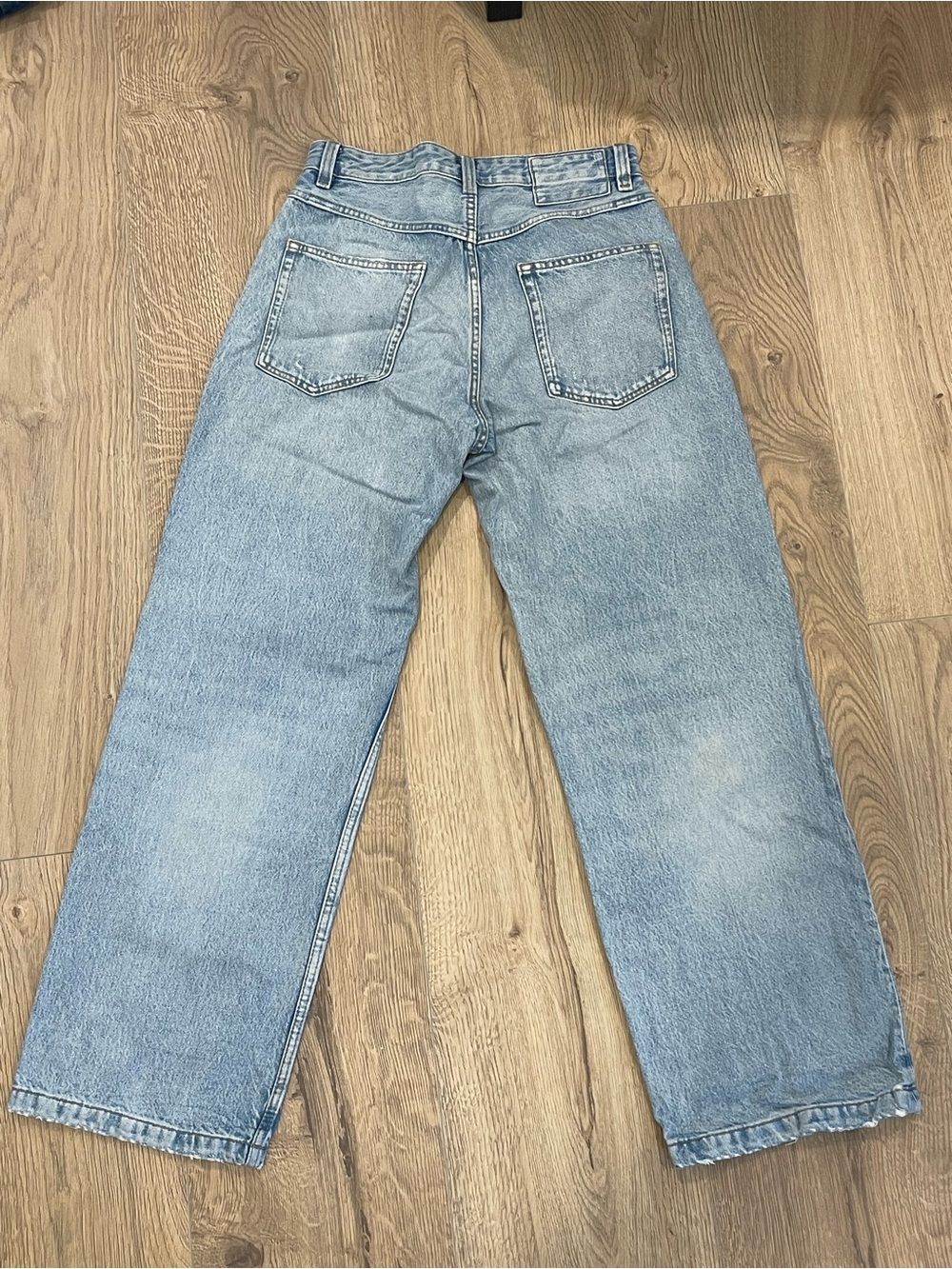ZARA Baggy Jeans Distressed Mens Waist 30